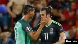 Ronaldo və Bale oyundan sonra